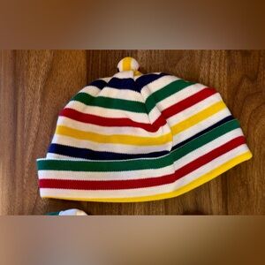 HBC +SHARED Collab 12-18 month knit hat with pouch